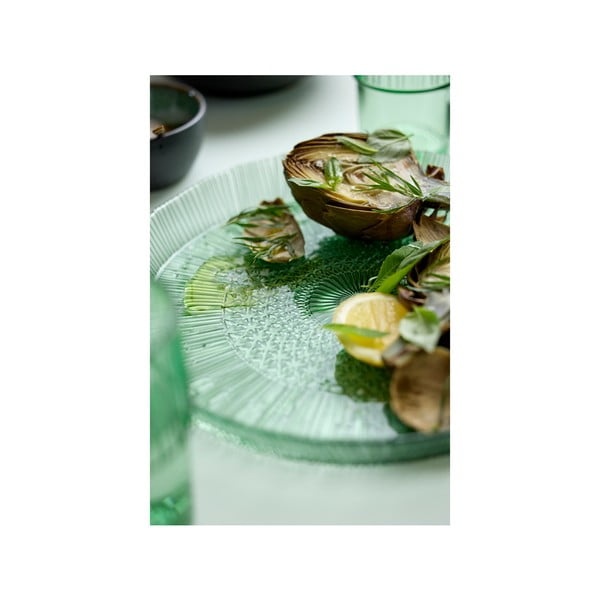 Roheline klaasist serveerimistaldrik ø 30 cm Kusintha - Bitz-image-3