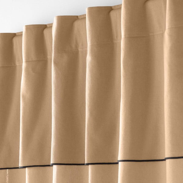 Helepruun kardin 140x240 cm Mistraline - douceur d'intérieur-image-1