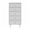 Helehall kõrge kummut 70x141 cm Elizabeth - CosmoLiving by Cosmopolitan