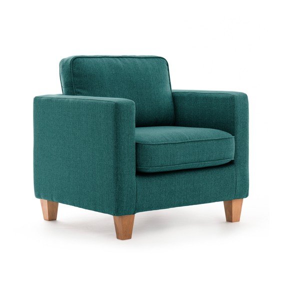 Tyrkysové křeslo Vivonita Sorio