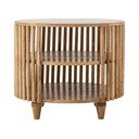 Ümmargune mangopuidust kohvilaud naturaalses värvitoonis, läbimõõduga 60 cm Sali - Bloomingville