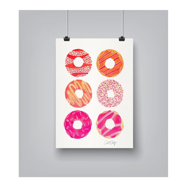 Plakát Americanflat Dozen Donuts by Cat Coquillette, 30 x 42 cm