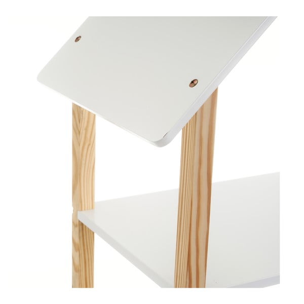 Valge laste raamaturiiul 79x131 cm - Casa Selección-image-3