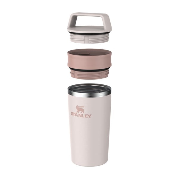 Heleroosa termokruus 350 ml Café-To-Go Rose Quartz - Stanley-image-3
