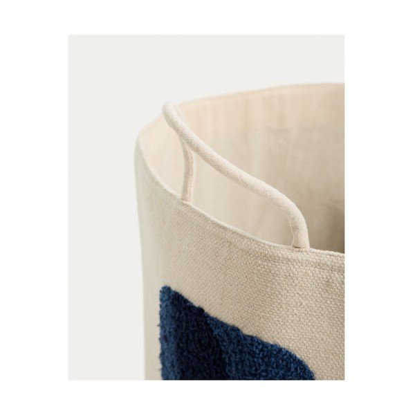 Elevandiluu värvi riidest laste mänguasjakorv ø 45x30 cm Tandani - Kave Home-image-3