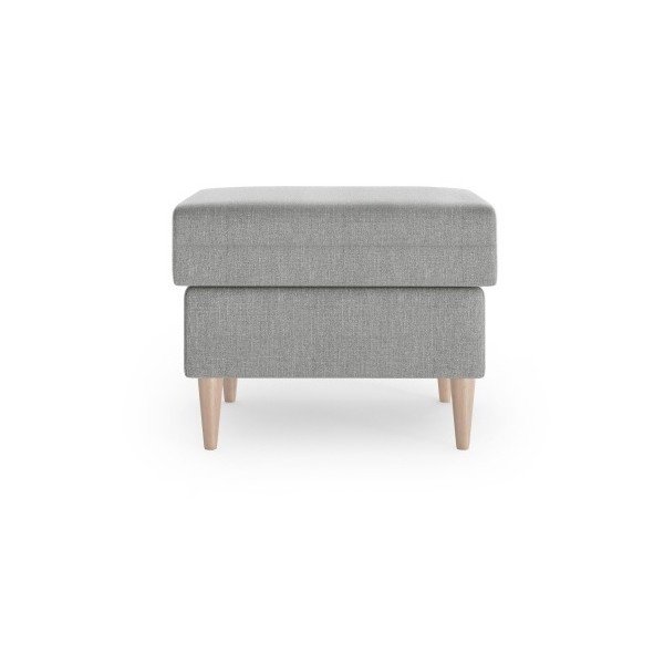 Šedý puf Mazzini Sofas Aubrieta, 60 x 45 cm-image-2