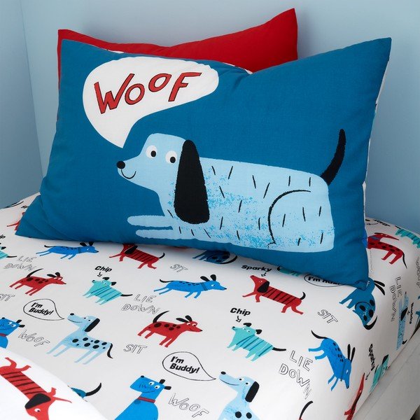 Laste voodipesu 200x135 cm Woofing Dogs - Catherine Lansfield-image-2