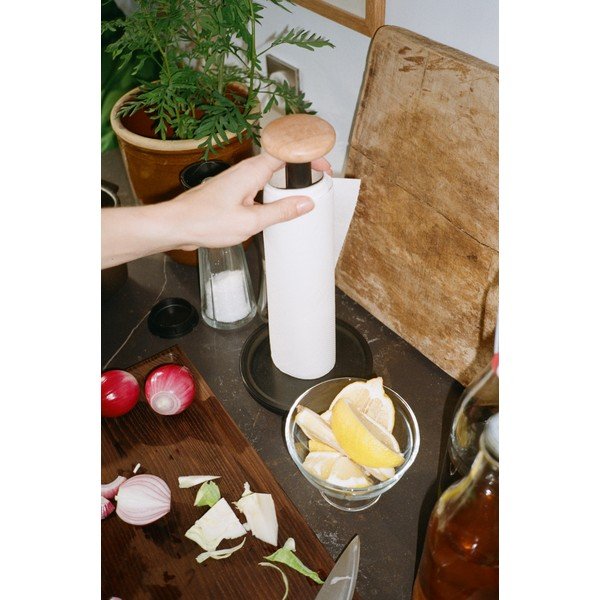 Must majapidamispaberi hoidja ø 15 cm Paper Pal - Rosendahl-image-1