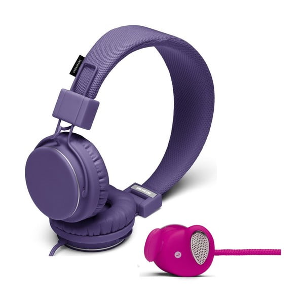 Sluchátka Plattan Lilac + sluchátka Medis Raspberry ZDARMA