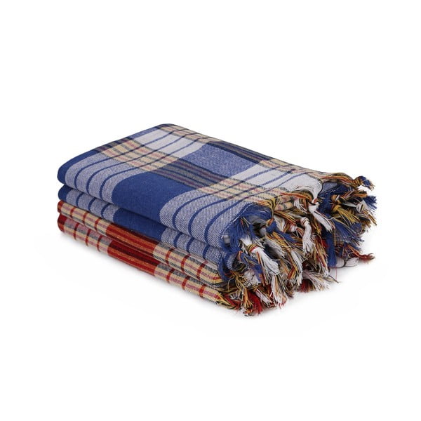 4 värvilise rätiku komplekt, 180 x 80 cm Pestamal - Unknown