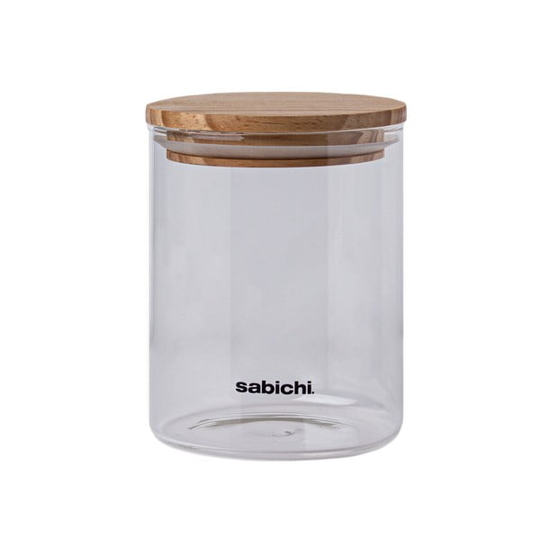Klaasist toidupurk puidust kaanega , 0,9 l - Sabichi