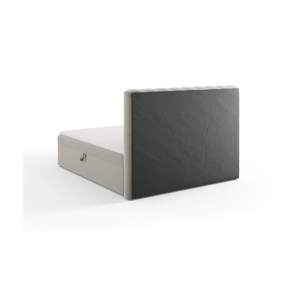 Hall vedruvoodi koos panipaigaga 180x200 cm Gina - Milo Casa-image-4