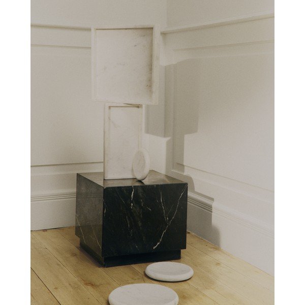 Marmorist dekoratiivne kandik 35x35 cm Serela - Kave Home-image-2