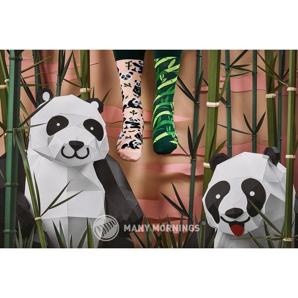 Ponožky Many Mornings Sweet Panda, vel. 39–42-image-1