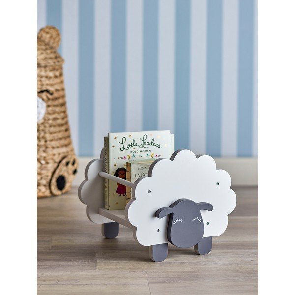 Valge laste raamaturiiul 35x30x30,5 cm Dolly - Bloomingville Mini-image-1