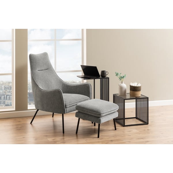 Klaaspinnaga laud 40x40 cm Strington - Actona-image-2