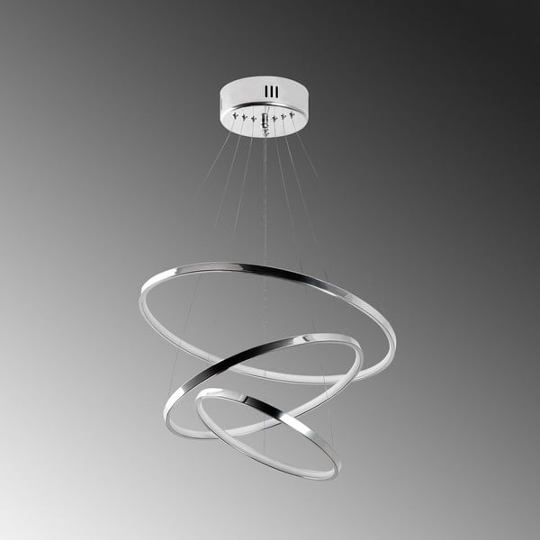 Hõbedane LED rippvalgusti ø 50 cm Simit - Opviq lights-image-3