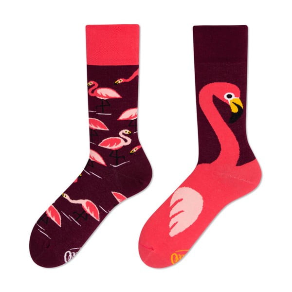Ponožky Many Mornings Pink Flamingo, vel. 43–46