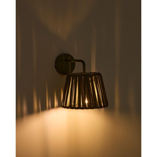 LED-seinale paigaldatav päikeseenergial töötav õuevalgusti (kõrgus 23 cm) Aldet - Kave Home-image-1