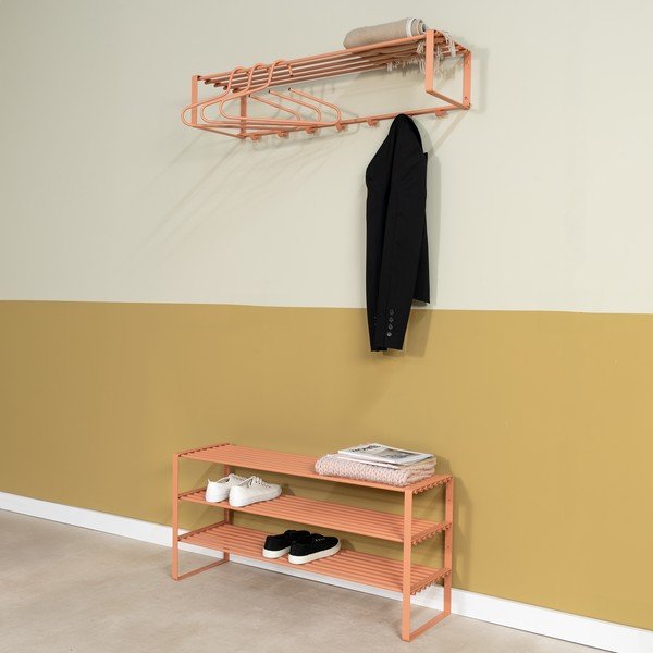 Lõhevärvi terasest kingariiul 100x48,5x29 cm Rex - Spinder Design-image-4