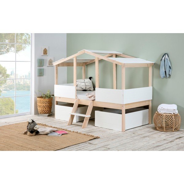 Valged sahtlid lastevoodi alla 2 tk Parma - Marckeric-image-4