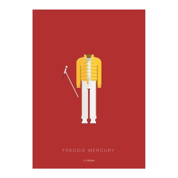 Plakát Costume Artwork Freddie Mercury