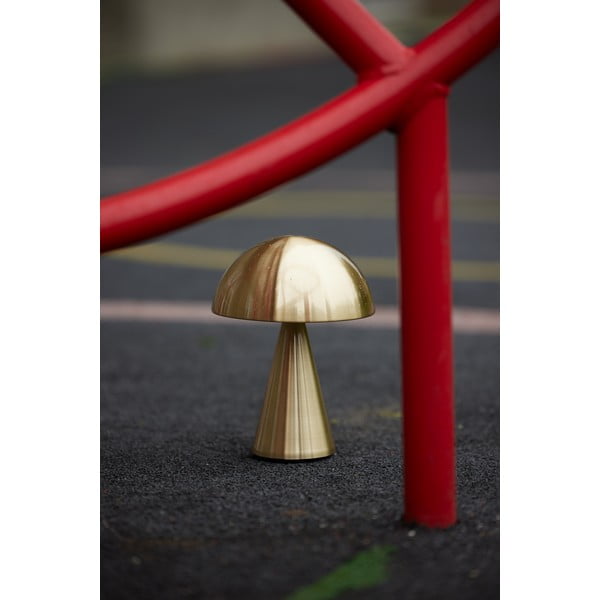 Kuldne LED dimmerdatav laualamp (kõrgus 20 cm) Mush - Hübsch-image-3