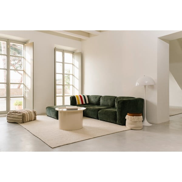 Beež pestav/käsitsi kootud villane vaip 170x240 cm Unexpected Wool - Lorena Canals-image-4