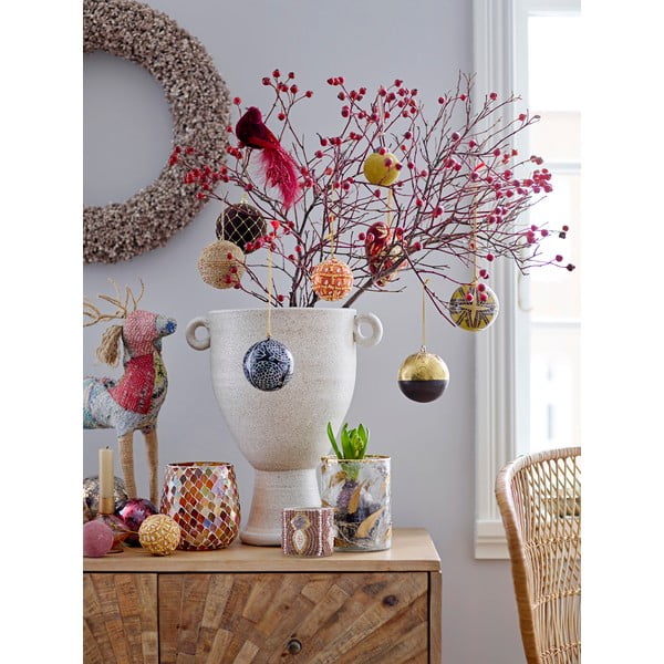 Klaasist jõulukaunistused 2-st komplektis Petri - Bloomingville-image-2