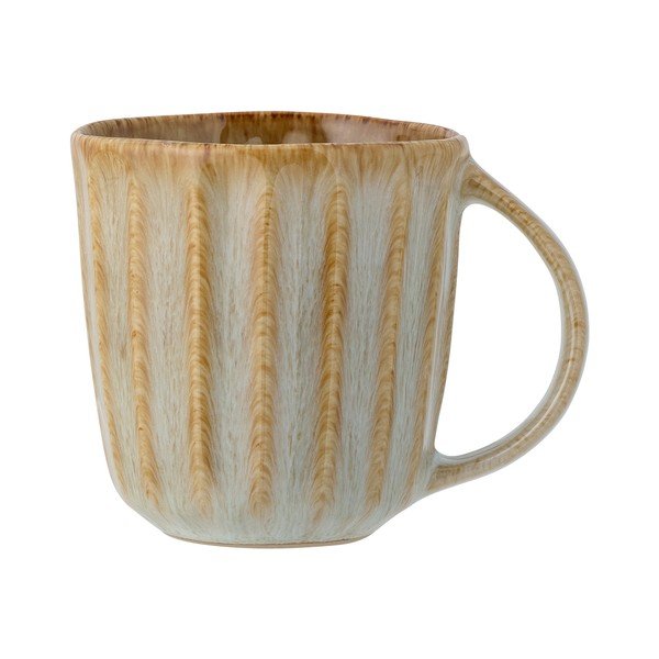Beež kivikeraamiline lattekruus 350 ml Fleur - Bloomingville