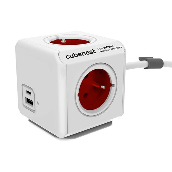 Pistikupesa PowerCube Extended USB - Cubenest