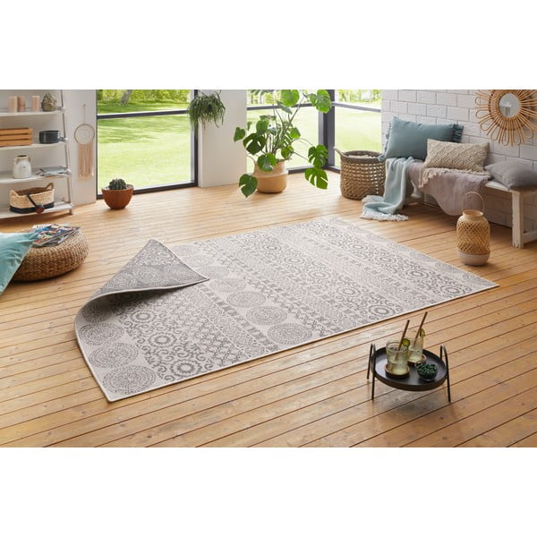 Hall ja valge õuevaip Circle, 80 x 150 - Ragami-image-3