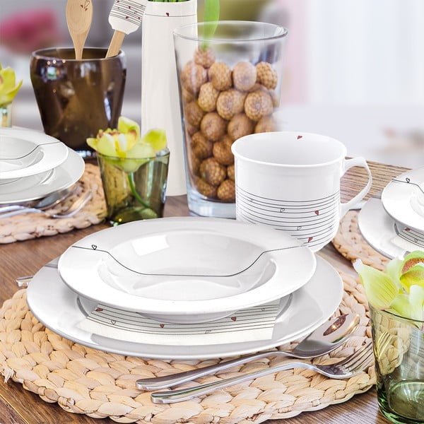 Portselanist sööginõude komplekt 18 osa - Orion-image-1