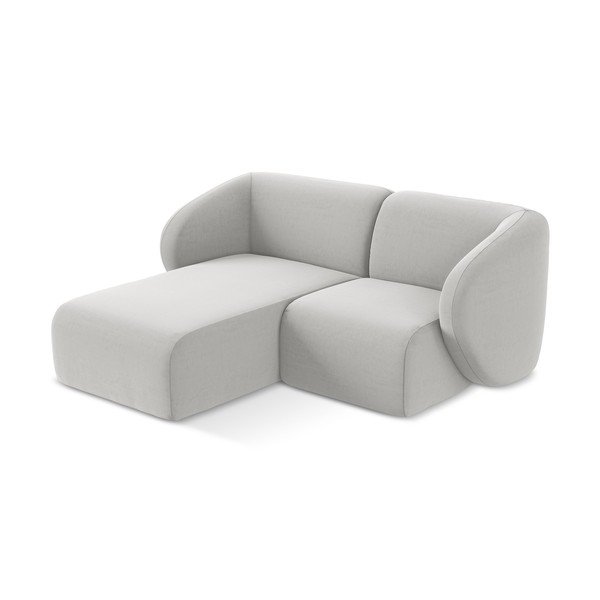 Helehall sametist nurgadiivan (vasak nurk/diivanvoodiga) Lani - Makamii-image-2