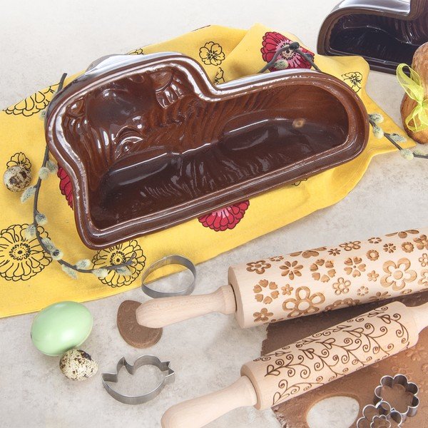 Keraamiline lambakujuline küpsetusvorm 10x34 cm Beránek – Orion-image-1