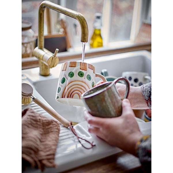 Roheline-pruun kivitoorikuga kruus 515 ml Shama - Bloomingville-image-1