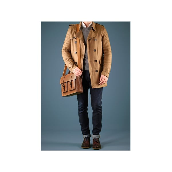 Unisex kožená taška Woodbridge Vintage Butterscotch-image-1