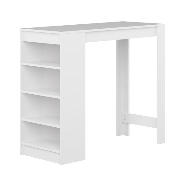 Valge baarilaud 115x50 cm Aravis - TemaHome