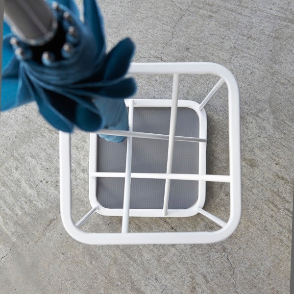 Valge vihmavarju statiiv Square - YAMAZAKI-image-1