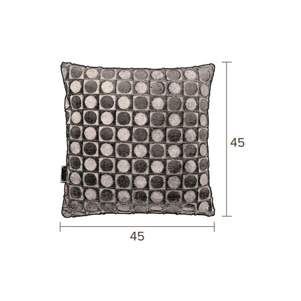 Punakasoranž padi , 45 x 45 cm Ottava - Dutchbone-image-2