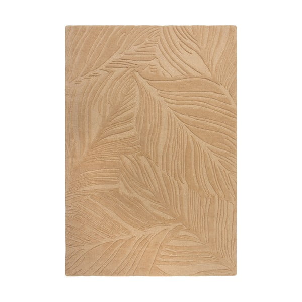 Helepruun villane vaip 120x170 cm Lino Leaf - Flair Rugs