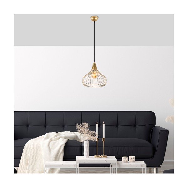 Rippvalgusti metallist varjuga ø 22 cm - Opviq lights-image-1