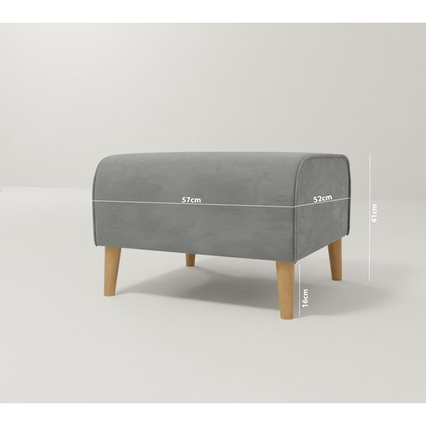 Helehall sametist jalatugi Carole - Ropez-image-3