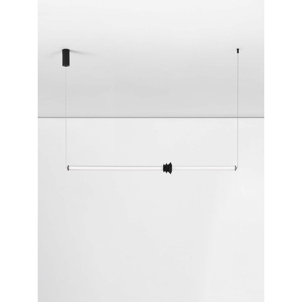 Mattmust keraamiline hämardatav LED-rippvalgusti akrüülklaasist varjuga Stalactite - Nova Luce-image-3