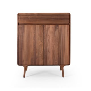 Pruun pähklipuidust kummut 90x110x45 cm Fawn - Gazzda