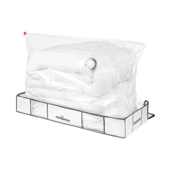 Vaakumkangast-plastikust hoiukast voodi alla 105x45x15,5 cm Life – Compactor-image-3