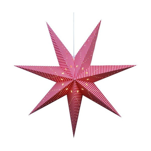Závěsná svítící hvězda Gulli, Ø75 cm, červená