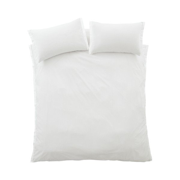 Helehall 3-osaline kaheinimese voodipesu puuvillast perkaalist 200x200 cm Seersucker Woven Stripe - Bianca