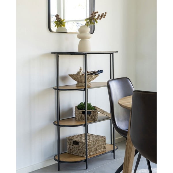 Must tamme raamaturiiul 36x111 cm Vita - House Nordic-image-1