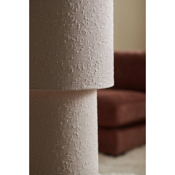 Kreemikas bukleematerjalist põrandalamp (kõrgus 119 cm) Philo - Ellos Home-image-2